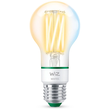 LED žárovka E27 A60 4,3W = 60W 903lm 2700-4000K TW FILAMENT Intelligent SMART WiFi Bluetooth App WiZ
