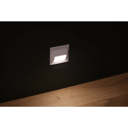 Ziko LED schodišťové svítidlo bílé 1.5W 4000K neutrální bílá LUMILED
