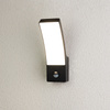 Zahradní nástěnná lampa snímač pohybu 10W, 4000K IP44 Černá LOGIA LUMILED