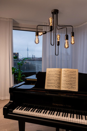 Dekorativní LED žárovka E27 ST64 3.4W = 10W 100lm 1800K Teplá bílá 320° vlákno stmívatelné OSRAM Vintage 1906