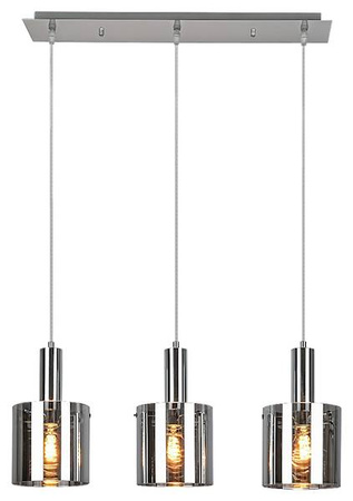 Stropní závěsné svítidlo 3x E27 Grey Donati Rabalux