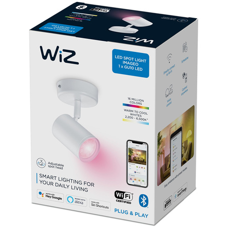 Stropní svítidlo LED SPOT 5W WHITE + RGB SMART WiFi WiZ