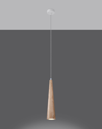 SULA GU10 Závěsné stropní svítidlo LED Přírodní dřevo SOLLUX