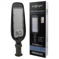 LED pouliční lampa 150W 16500lm 6500K studená IP65 110lm/W PREMIUM Ecolight