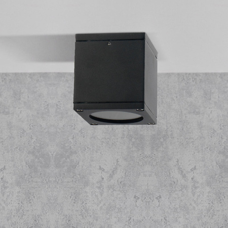 GU10 Black IP54 Morris Sanico Goldlux Venkovní bodové stropní svítidlo