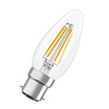 LED žárovka B35 B22d 3,4W = 40W 470lm 2700K Warm 300° Filament Performance Class Ledvance
