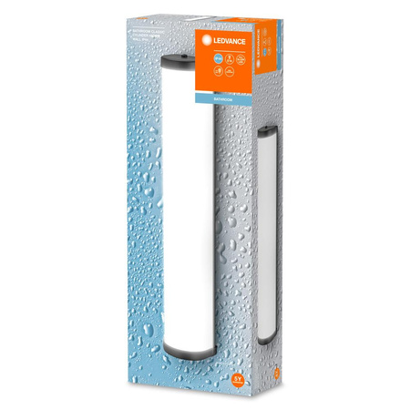 Plafond Koupelnové světlo Nástěnné svítidlo nad zrcadlem Stmívatelné E14 Černé koupelnové nástěnné svítidlo IP44 Ledvance