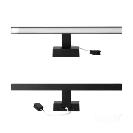 Venkovní nástěnné svítidlo LED 10W 700lm 4000K Neutral IP44 Black Lumireflect Kobi