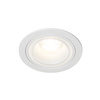 Stropní bodové svítidlo LED GU5.3 GU10 Circular White Feline Kanlux Flush-mounted Halogen Spot Luminaire