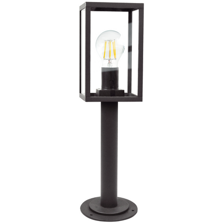 Malmo stojící zahradní lampa pro LED E27. vysoká 48 cm grafitová - GOLDLUX (Polux)