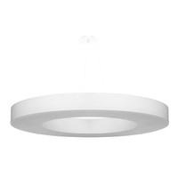 SATURNO SLIM LED závěsné svítidlo 8xE27 Lustr 90cm bílý SOLLUX
