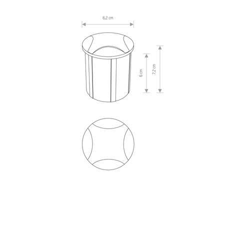 Zahradní svítidlo PAT LED 8162 IP65 3W 3000K Černá Nowodvorski