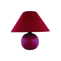 Stolní noční lampa E14 Red Classic Ariel 4906 Rabalux
