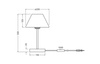 Stolní lampa Stolní svítidlo Stojací dekorativní E27 Hnědá zelená USB-C Dekor Ledvance