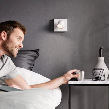 LED STAR stropní svítidlo 4,5W 2700K stmívatelné reflektorové svítidlo pohyblivé bílé PHILIPS