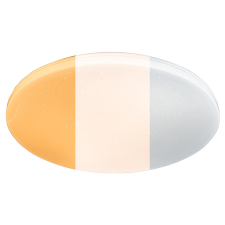 LED stropní koupelnový plafón 72W 3000-6500K White Round Diamond 57cm + dálkové ovládání