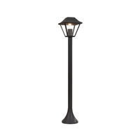Zahradní lampa Lucerna E27 IP44 jednoduché průhledné stínidlo 95CM černá VT-845 V-TAC