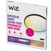 Plafond LED stropní svítidlo pro povrchovou montáž 22W CCT černé kulaté SMART WiFi WiZ