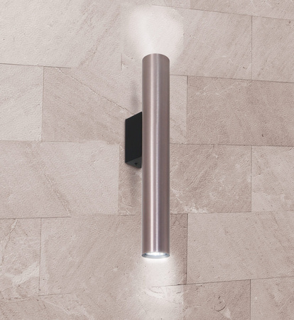 Nástěnné svítidlo Venkovní fasádní svítidlo 2 x GU10 Grey LUNGOMARE Sanico Goldlux