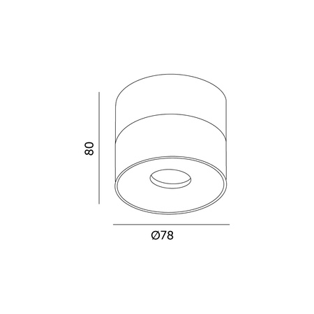 Stropní svítidlo Reflektor nastavitelný LED 9W 550lm 3000K Warm Dimmable CRI90 Black Lahti Kobi