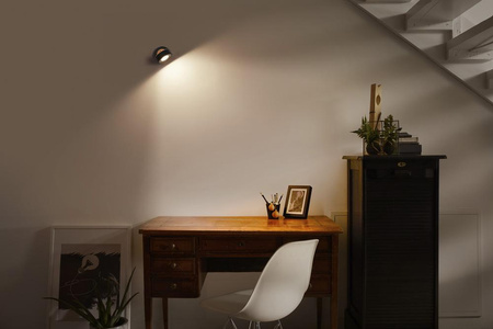 LED stropní nástěnné svítidlo Nástěnné povrchové svítidlo 4,8 W 300 lm CCT Dekorativní černý bod Pluto Ledvance