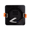 Vestavné LED svítidlo pro zapuštěnou montáž 3W / 5W / 7W CCT Black Square DOWNLIGHT Ecolight