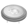 LED žárovka G53 Reflector AR111 7,4W = 50W 450lm 2700K Warm 24° CRI97 12V Stmívatelná Ledvance