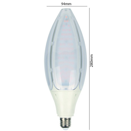 LED žárovka Park Street E40/E27 55W 5500lm 4000K Rocket IP65 ECOLIGHT