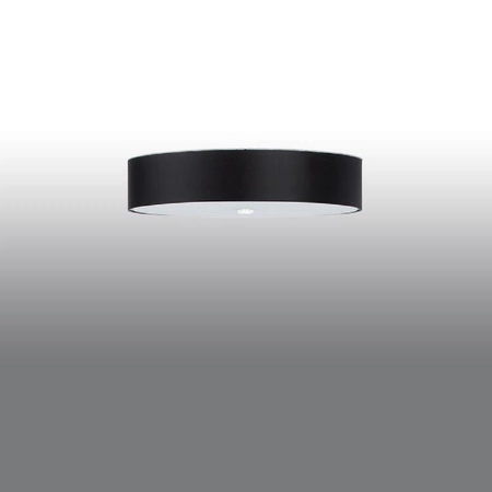 Stropní svítidlo LED SKALA 5xE27 Kulaté svítidlo 60cm černé SOLLUX