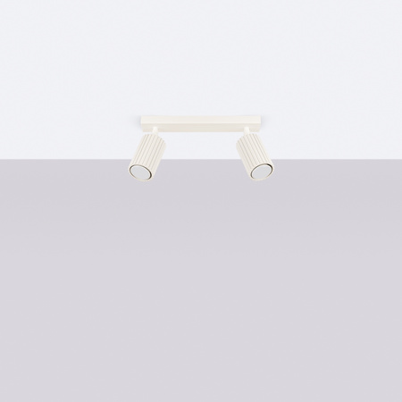 Bodové reflektorové stropní svítidlo Tuba 2x GU10 Beige Carbon Deep Space SL.1599 Sollux