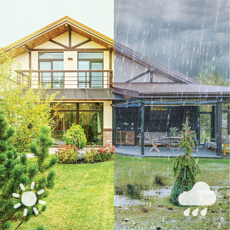 Sada 3x PHILIPS PUREX GardenLink venkovní nástěnné LED svítidlo 1,5 W 24V 2700K IP44 s pohonem