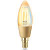 LED žárovka E14 Candle C35 4,9W = 25W 370lm 2000-5000K TW FILAMENT Amber Smart SMART WiFi Bluetooth App WiZ