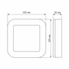 Venkovní LED lampa 24W 2600lm 5000K studená bílá Videx