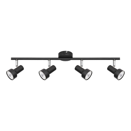 Nástěnné svítidlo LED 4x GU10 Black Classic Konrad 5325 Rabalux