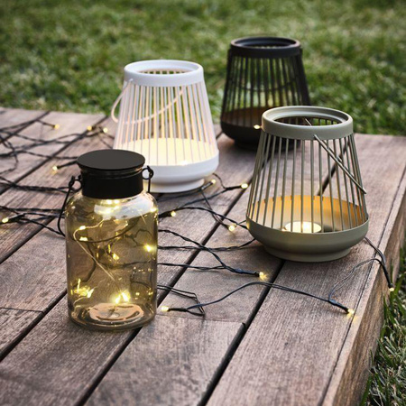 LED Solární řetěz, 7x LED Ozdobné Bodové Světla ORNIS LUMILED