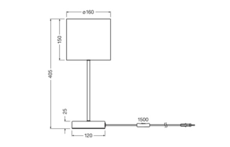 Stolní lampa Stolní svítidlo Stojací dekorativní E14 Šedá USB-C Dekor Ledvance