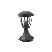 Venkovní LED zahradní lampa MARSEILLE E27 IP44 Tyč 30cm Černá RABALUX