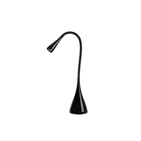 Stolní lampa na noční stolek 4W 250lm 3000K Stmívatelná černá Moderní Jeff2 Rabalux