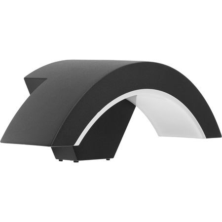 Zahradní lampa Elevační nástěnná lampa 12W 4000K ORION BLACK IP54