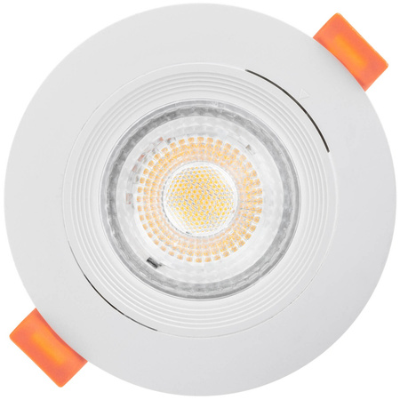 Halogenová Podhledové svítidlo GU10, MR16 Nastavitelná Kulatá Bílá VENTUS LUMILED