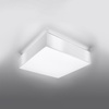 Svítidlo pro povrchovou montáž HORUS 4xE27 Plafond Square 55cm Modern White SOLLUX