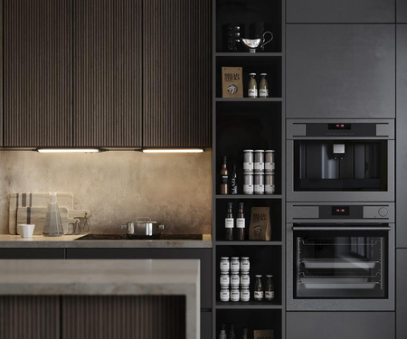 Ledvance Lineární otočné světlo Ledvance 6W 380lm CCT stmívatelné černé 35cm lineární otočné světlo Ledvance pod skříňku LED pásek se senzorem pohybu