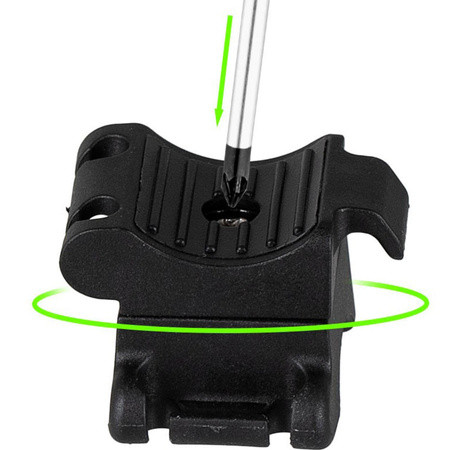 Univerzální držák na řídítka pro svítilnu na kolo VAYOX