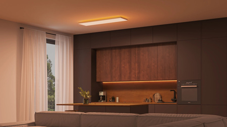 LED panel Povrchové stropní svítidlo 120x30 cm 67W 4800lm IP20 Bílá a barevná Ambiance RGB + TW White Smart SMART Zigbee Bluetooth Datura Philips HUE