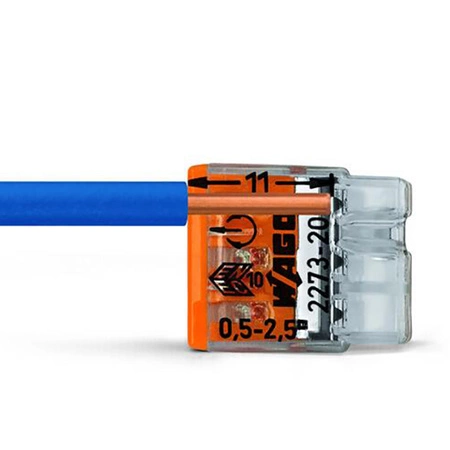 WAGO 2273-202 Quick Connect instalační konektor pro WIRE 2x0.5-2.5mm