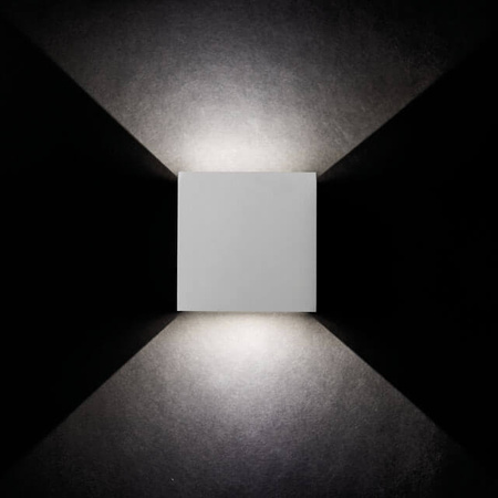 Svítidlo na fasádní LED svítidlo REKA Bílé NAHORU A DOLŮ 7W 500lm 840 Neutrální bila IP54 Kanlux