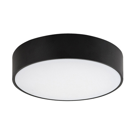 LED zahradní venkovní stropní svítidlo TARTU IP44 18W kruhové stropní svítidlo černobílé RABALUX