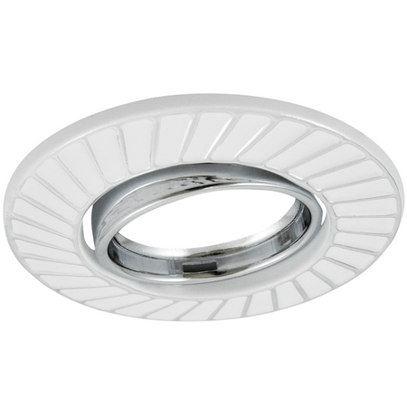 Fobos 7805 GOLDLUX (Polux) kovové stropní vestavné svítidlo. kulaté. bílé + zásuvka MR16