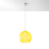 LED závěsné stropní svítidlo BALL E27 Overhang Round Yellow SOLLUX
