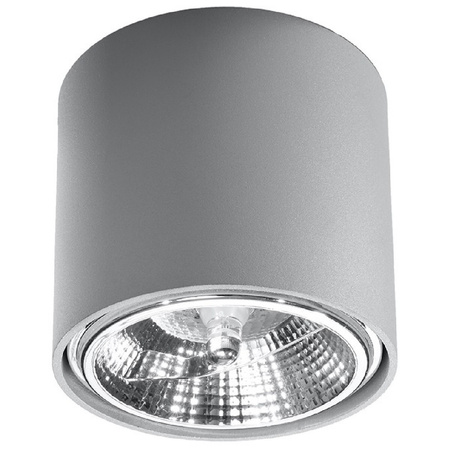 Svítidlo pro povrchovou montáž TIUBE GU10 Halogen Spot Tuba Grey SOLLUX